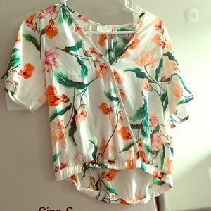Floral crop top